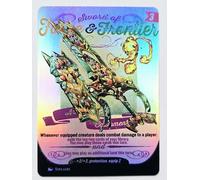 Poster Style Sword of Forge and Frontier #01 Foil - Alternative Custom Art Artifact MTG