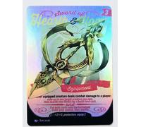 Poster Style Sword of Hearth and Home #01 Foil - Alternative Custom Art Artifact MTG
