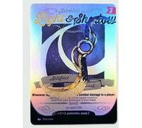 Poster Style Sword of Light and Shadow #01 Foil - Alternative Custom Art Artifact MTG