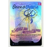 Poster Style Sword of Once and Future #01 Foil - Alternative Custom Art Artifact MTG