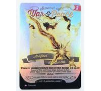 Poster Style Sword of War and Peace #01 Foil - Alternative Custom Art Artifact MTG
