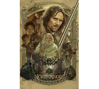 Poster The Lord of the Rings: Return of the King, sizes DinA4 and DinA3, digital offset print on 200 g paper, made in Spain, without frame, shipping in cardboard tube (Fantasia, A3)