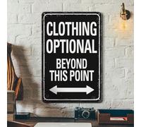 Posteration For Men Clothing Optional Beyond This Point Not Easy To Deform Iron Poster Painting Fixings Included Iron Signs For Bar Orchard Pub 20X30Cm
