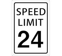 Posteration Traffic Speed Limit4 Mph Slow Not Easy To Deform Metal Sign Exquisite And Beautiful Iron Poster Painting For Coffee Room Garden 20X30Cm