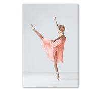 Postereck - 0421 - Ballet Dancer Ballerina, Dancing Music Classical - Wall Art, Photo Print, Dance Studio Decor - ISO A - 11.7 x 16.5 in