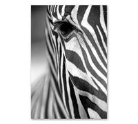 Postereck - 0663 - Zebra Black White Animal Nature Wild Head - Wall Poster Photo Poster Pictures Wall Picture - Poster - DIN A3 - 29.7 cm x 42.0 cm
