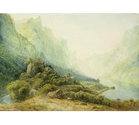 POSTERIIk Famous Animal Posters Vintage Picture a Norwegian Fjord by Danby Modern Wall Decor for Home Decor 60x90cm