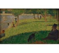 POSTERIIk Famous Animal Posters Vintage Picture a Sunday Afternoon At Thejatte Ein Sonntagnachmi by Georges Seurat Modern Wall Decor for Home Decor 60x90cm