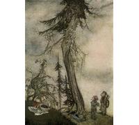 POSTERIIk Famous Animal Posters Vintage Picture Aesops Fables by Arthur Rackham Modern Wall Decor for Home Decor 60x90cm