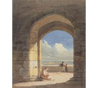 POSTERIIk Famous Animal Posters Vintage Picture an Arch At Holy Island Northumberland by Varley Modern Wall Decor for Home Decor 60x90cm