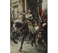 POSTERIIk Famous Animal Posters Vintage Picture At the Head of a Large Body of Men Rode Rienzi by Ferdinand Laeeke Modern Wall Decor for Home Decor 60x90cm
