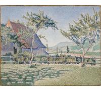POSTERIIk Famous Animal Posters Vintage Picture Comblat-le-chateau the Meadow by Paul Signac Modern Wall Decor for Home Decor 60x90cm