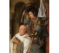 POSTERIIk Famous Animal Posters Vintage Picture Detail of the Virgin and Child with Joris Van Der Paele by Jan Van Eyck Modern Wall Decor for Home Decor 60x90cm