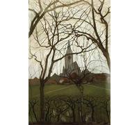 POSTERIIk Famous Animal Posters Vintage Picture Dorfkirche Jacobskerk Winterswijk by Piet Mondrian Modern Wall Decor for Home Decor 60x90cm