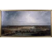 POSTERIIk Famous Animal Posters Vintage Picture Double London Bridge Proposed for London by George Dance Modern Wall Decor for Home Decor 60x90cm