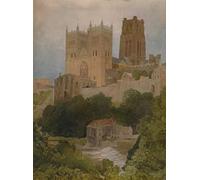 POSTERIIk Famous Animal Posters Vintage Picture Durham Cathedral by Sell Cotman Modern Wall Decor for Home Decor 60x90cm