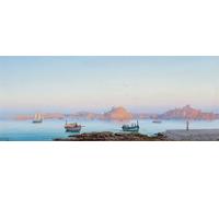 POSTERIIk Famous Animal Posters Vintage Picture Grand Harbour Malta From Valletta by Maria Galea Modern Wall Decor for Home Decor 60x90cm