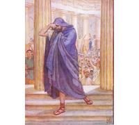 POSTERIIk Famous Animal Posters Vintage Picture He Left the Assembly Hiding His Face in His Cloak by Walter Crane Modern Wall Decor for Home Decor 60x90cm
