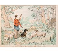 POSTERIIk Famous Animal Posters Vintage Picture Illustration Taken From the Book Joan of Arc by Paul De Semant Modern Wall Decor for Home Decor 60x90cm