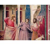 POSTERIIk Famous Animal Posters Vintage Picture Jesus Chasing the Merchants by Giotto Di Bondone Modern Wall Decor for Home Decor 60x90cm