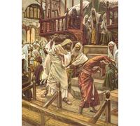 POSTERIIk Famous Animal Posters Vintage Picture Jesus Heals a Man Possessed by Jacques Modern Wall Decor for Home Decor 60x90cm