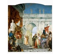 POSTERIIk Famous Animal Posters Vintage Picture Magnanimity of Scipio Detail From Glories of Scipio Africanus by Battista Tiepolo Modern Wall Decor for Home Decor 60x90cm