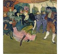 POSTERIIk Famous Animal Posters Vintage Picture Marcelle Lender Dancing the Bolero in chilperic by Henri De Toulouse Lautrec Modern Wall Decor for Home Decor 60x90cm