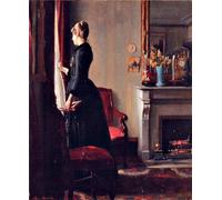 POSTERIIk Famous Animal Posters Vintage Picture Marie in Paris by Michael Peter Ancher Modern Wall Decor for Home Decor 60x90cm