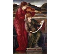 POSTERIIk Famous Animal Posters Vintage Picture Music by Edward Burne-jones Modern Wall Decor for Home Decor 60x90cm