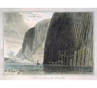 POSTERIIk Famous Animal Posters Vintage Picture Near View of One of the Shiant Isles Outer Hebrides Scotland by William Daniell Modern Wall Decor for Home Decor 60x90cm