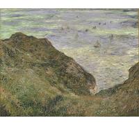 POSTERIIk Famous Animal Posters Vintage Picture on the Cliff At Pourville by Claude Monet Modern Wall Decor for Home Decor 60x90cm