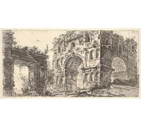 POSTERIIk Famous Animal Posters Vintage Picture Plate Temple of Janus Tempio Di Giano From the Series Antichita Romana by Battista Piranesi Modern Wall Decor for Home Decor 60x90cm