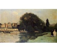 POSTERIIk Famous Animal Posters Vintage Picture Richmond Near London by Jean-baptiste-camille Corot Modern Wall Decor for Home Decor 60x90cm