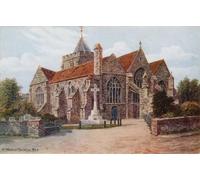 POSTERIIk Famous Animal Posters Vintage Picture St Marys Church Rye by Alfred Robert Quinton Modern Wall Decor for Home Decor 60x90cm
