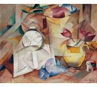 POSTERIIk Famous Animal Posters Vintage Picture Still Life with an Alarm Clock by Bailly Modern Wall Decor for Home Decor 60x90cm