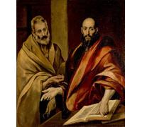 POSTERIIk Famous Animal Posters Vintage Picture the Apostles Peter and Paul by El Greco Modern Wall Decor for Home Decor 60x90cm
