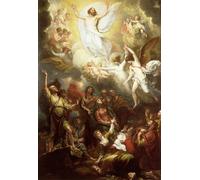 POSTERIIk Famous Animal Posters Vintage Picture the Ascension by Benjamin West Modern Wall Decor for Home Decor 60x90cm