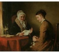 POSTERIIk Famous Animal Posters Vintage Picture the Broken Engagement by George Bernard Modern Wall Decor for Home Decor 60x90cm