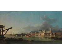 POSTERIIk Famous Animal Posters Vintage Picture the Building of Westminster Bridge by Famous Painter Modern Wall Decor for Home Decor 60x90cm