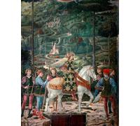 POSTERIIk Famous Animal Posters Vintage Picture the Byzantine Emperor the Journey of the Magi by Benozzo Di Lese Di Sandro Gozzoli Modern Wall Decor for Home Decor 60x90cm