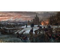 POSTERIIk Famous Animal Posters Vintage Picture the Crossing of the River Berizina by Lawrence Alma Tadema Modern Wall Decor for Home Decor 60x90cm