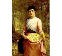 POSTERIIk Famous Animal Posters Vintage Picture the Daughters of Our Empire the Primrose by Edwin Longsden Long Modern Wall Decor for Home Decor 60x90cm
