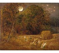 POSTERIIk Famous Animal Posters Vintage Picture the Harvest Moon by Famous Painter Modern Wall Decor for Home Decor 60x90cm