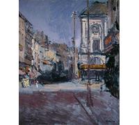 POSTERIIk Famous Animal Posters Vintage Picture the High Street Dieppe by Walter Richard Sickert Modern Wall Decor for Home Decor 60x90cm