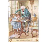 POSTERIIk Famous Animal Posters Vintage Picture the Maths Lesson by Charles Edmund Brock Modern Wall Decor for Home Decor 60x90cm