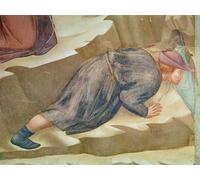 POSTERIIk Famous Animal Posters Vintage Picture the Miracle of the Spring Detail of a Man Drinking by Giotto Di Bondone Modern Wall Decor for Home Decor 60x90cm