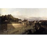 POSTERIIk Famous Animal Posters Vintage Picture the Moat of the Zwinger in Dresden by Bernardo Bellotto Modern Wall Decor for Home Decor 60x90cm