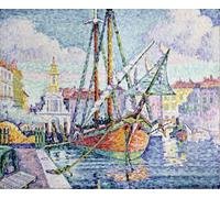POSTERIIk Famous Animal Posters Vintage Picture the Port by Paul Signac Modern Wall Decor for Home Decor 60x90cm