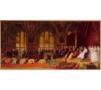 POSTERIIk Famous Animal Posters Vintage Picture the Reception of the Siamese Ambassadors At Fontainebleau by Famous Artist Modern Wall Decor for Home Decor 60x90cm