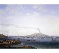 POSTERIIk Famous Animal Posters Vintage Picture the Return of the Fleet From Algeria to the Bay of Naples by Jacob Hackert Modern Wall Decor for Home Decor 60x90cm
